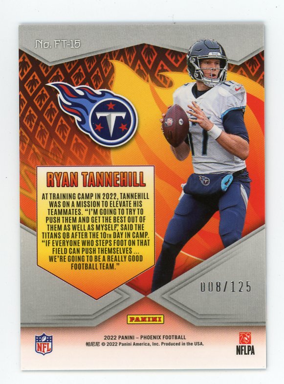 2022 Ryan Tannehill Flame Throwers #D /125 Phoenix Tennessee Titans # FT-15