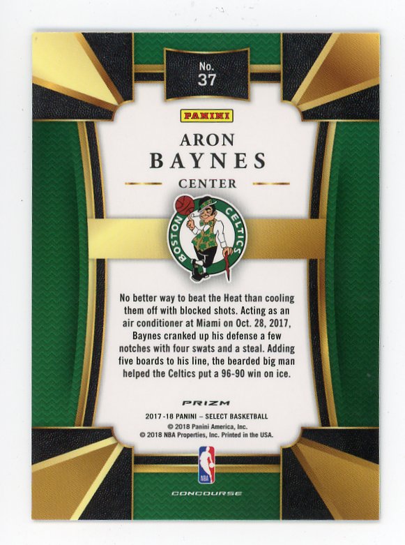 2017-2018 Aron Baynes Refractor Select Boston Celtics # 37