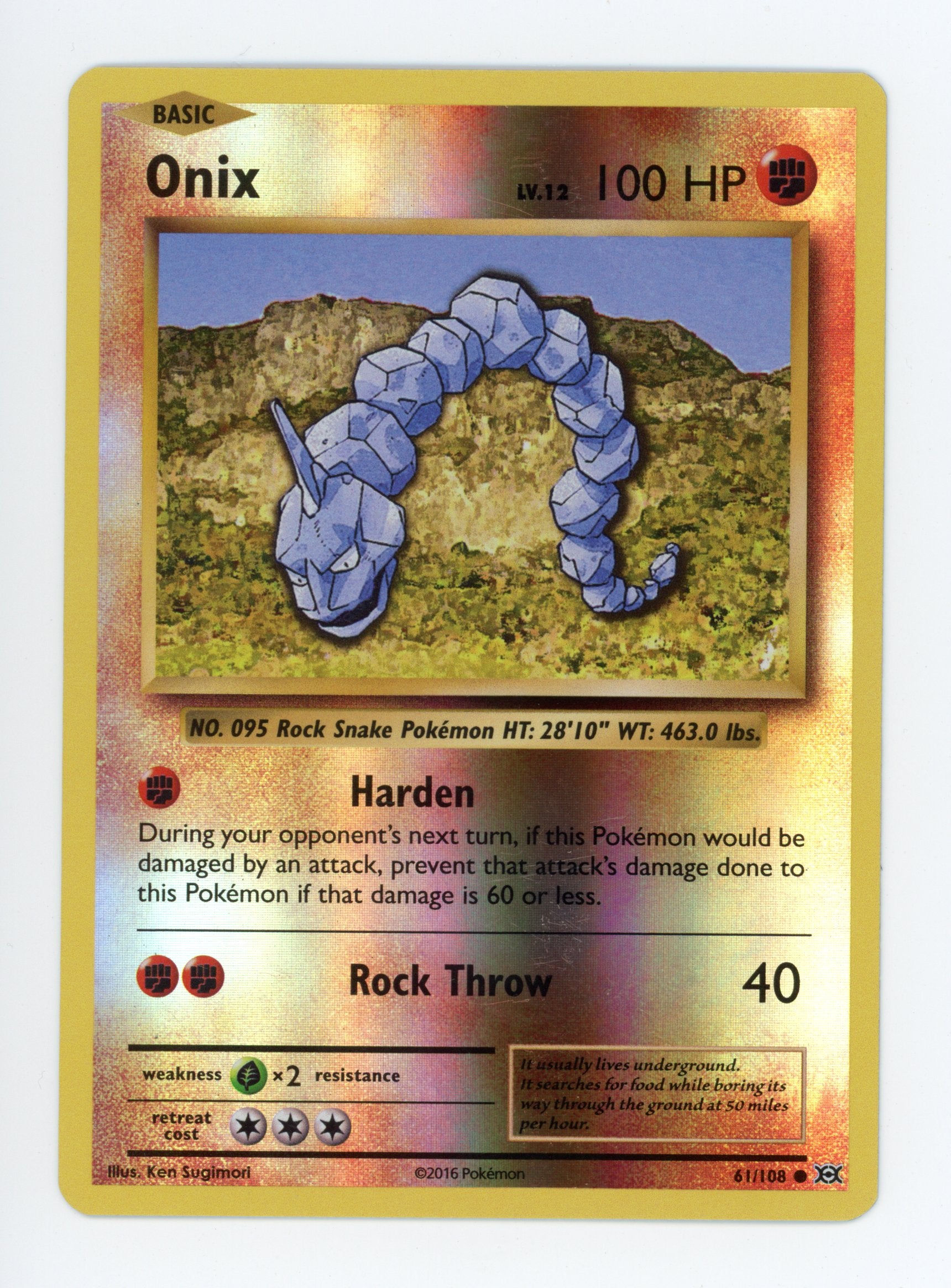 Onix [Reverse Holo] #61 Prices, Pokemon Evolutions