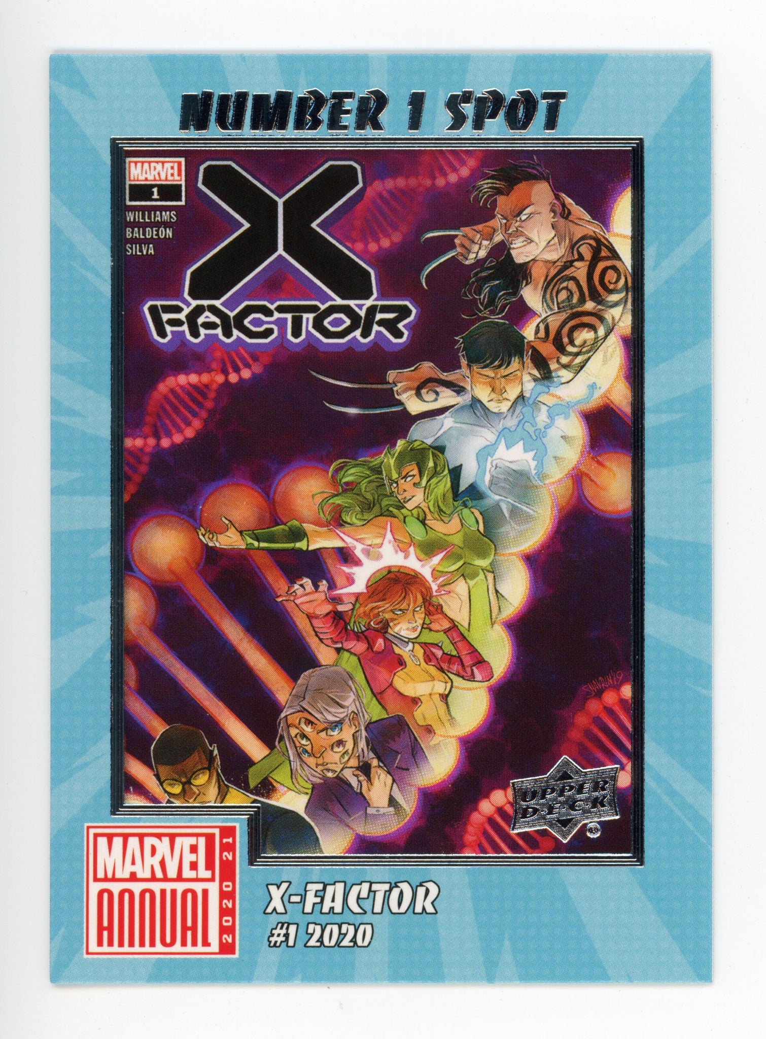 2020-2021 X-Factor Number 1 Spot Upper Deck Marvel Annual # N1S-11