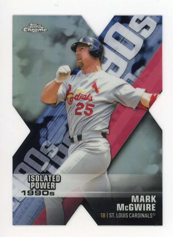 mark mcgwire cardinals baseball card