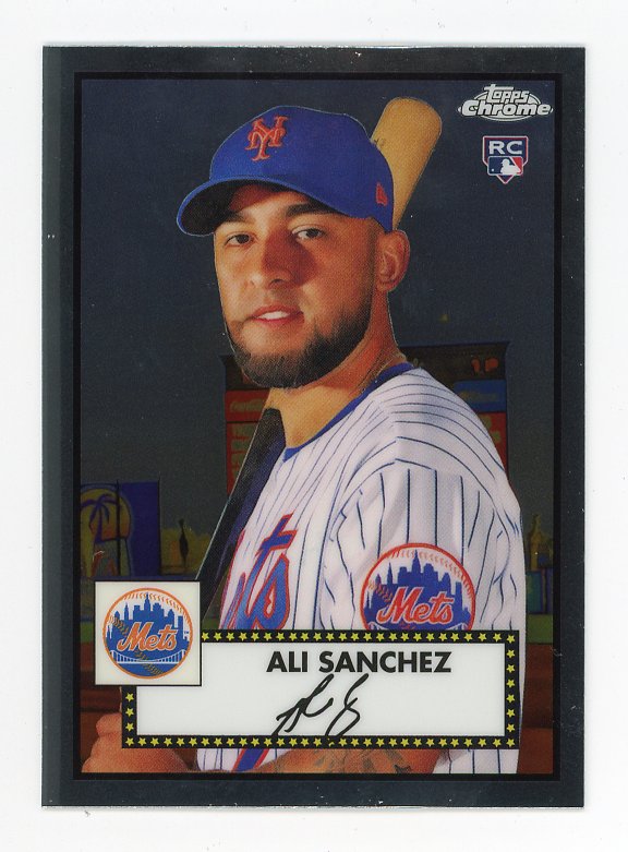 2021 Ali Sanchez Rookie Topps Chrome New York Mets # 69