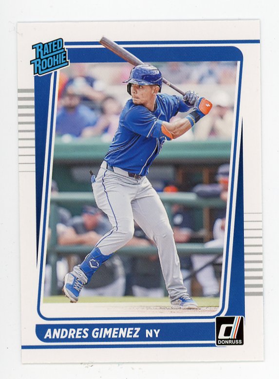 2021 Andres Gimenez Rated Rookie Donruss New York Mets # 53
