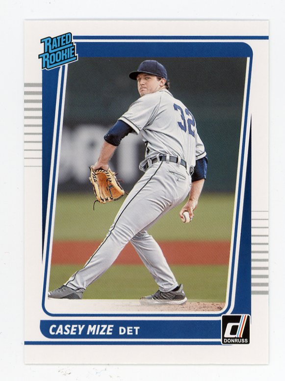 2021 Casey Mize Rated Rookie Donruss Detroit Tigers # 39