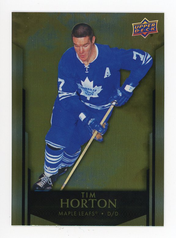 2023 Upper Deck Tim Hortons Championship Resume Tim Horton Maple Leafs!  CR-1