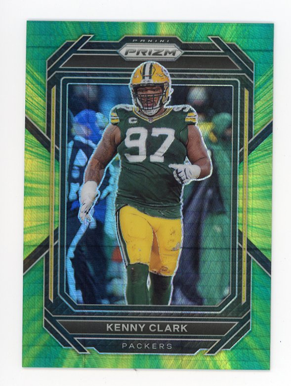 2022 Kenny Clark Hyper Prizm #D /175 Panini Green Bay Packers # 110