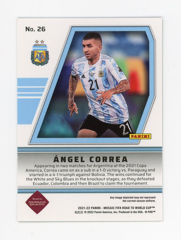 2021-2022 Angel Correa Will To Win Mosaic Argentina # 26