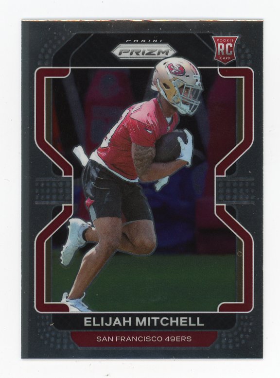 2021 Elijah Mitchell Rookie Panini San Francisco 49ers # 399