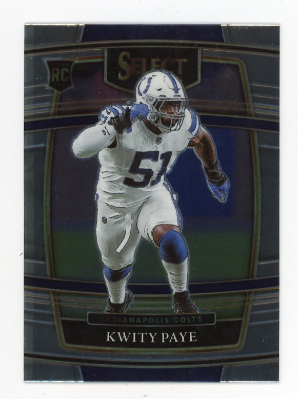 2021 Kwity Paye Rookie Concourse Select Indianapolis Colts # 87