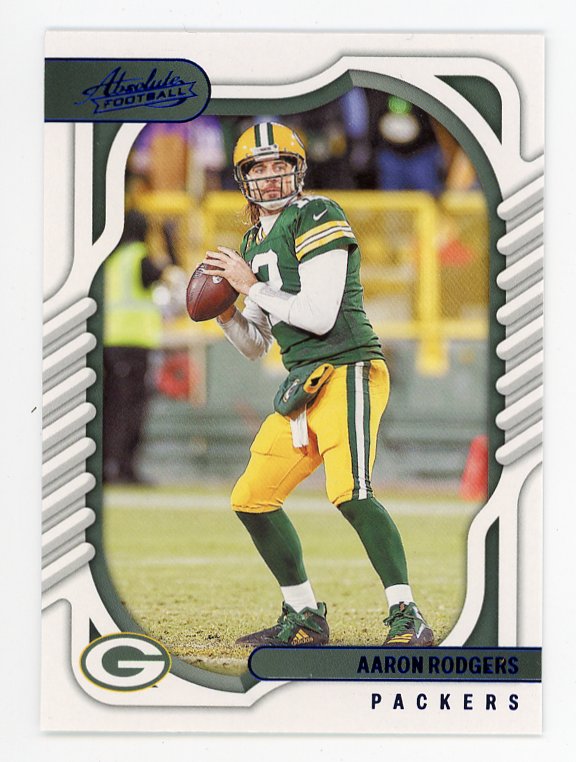 2022 Aaron Rodgers Blue Absolute Green Bay Packers # 65