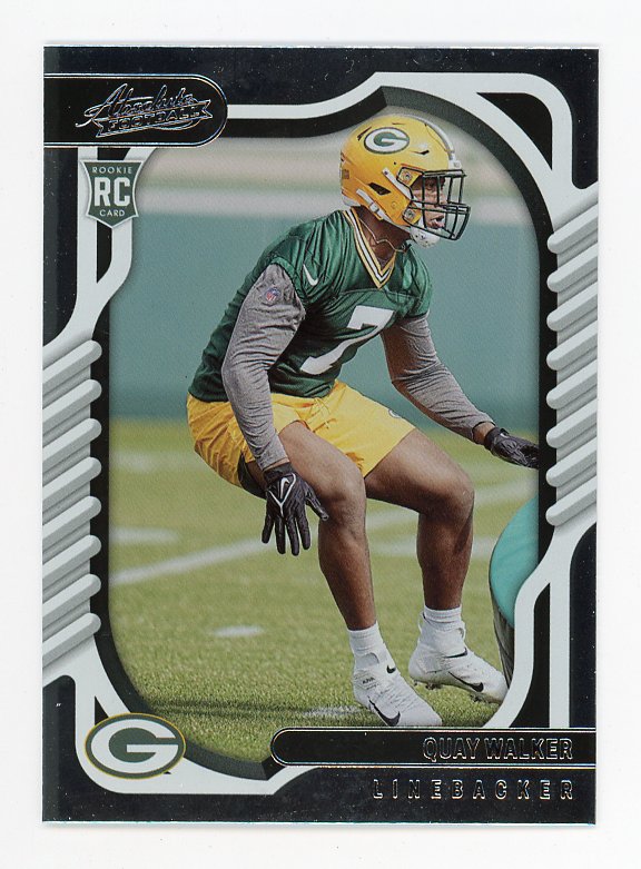 2022 Quay Walker Rookie Absolute Green Bay Packers # 190