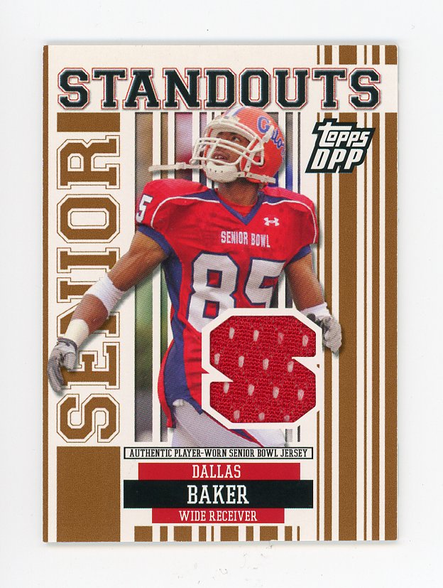 2007 Dallas Baker Senior Standouts Topps # SS-DB