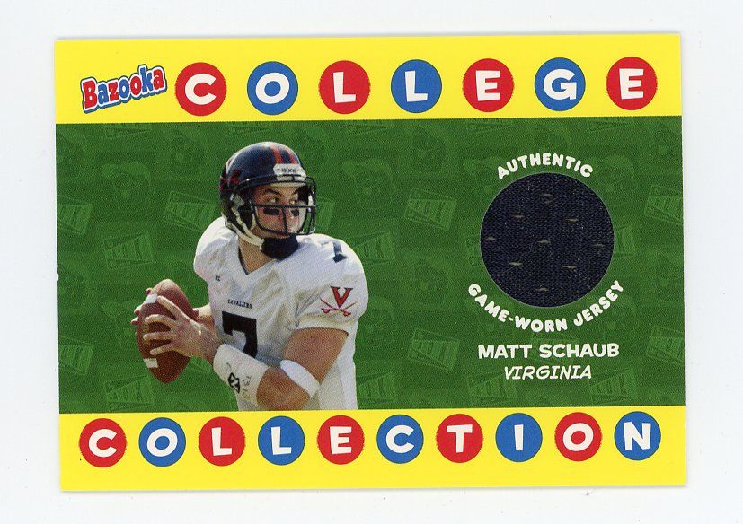 2004 Matt Schaub College Collection Jersey Bazooka # BCC-MS
