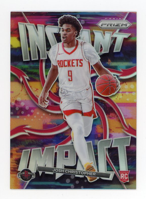 2021-2022 Josh Christopher Instant Impact Rookie Panini Houston Rockets # 11