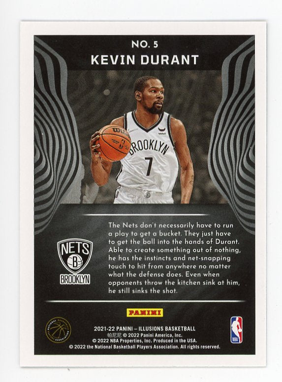 2021-2022 Kevin Durant Illusions Brooklyn Nets # 5
