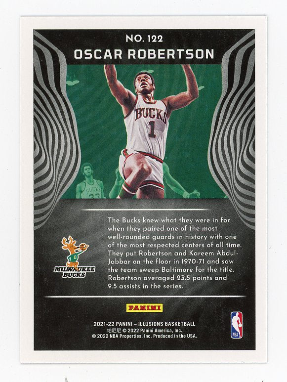 2021-2022 Oscar Robertson Illusions Milwaukee Bucks # 122