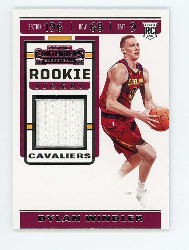 2019-2020 Dylan Windler Rookie Ticket Panini Cleveland Cavaliers # RTS-DWD