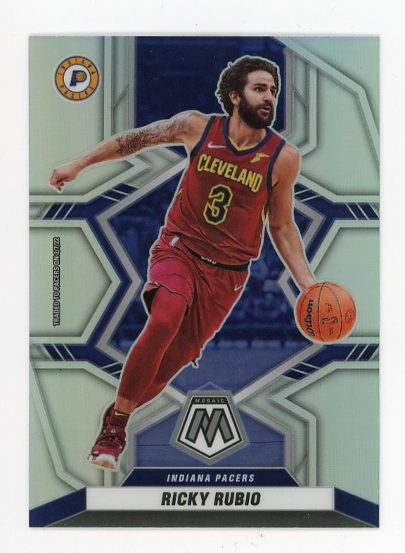 2021-2022 Ricky Rubio Refractor Mosaic Indiana Pacers # 128