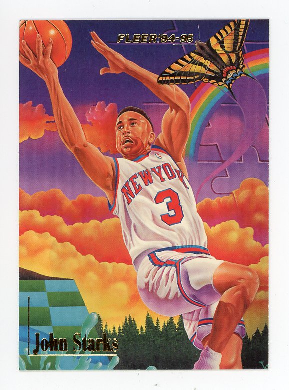 1994 John Starks "UPS" Fleer New York Knicks # 2 Of 9