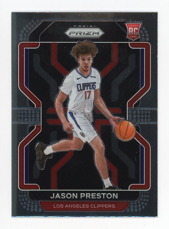 2021-2022 Jason Preston Rookie Panini Los Angeles Clippers # 327