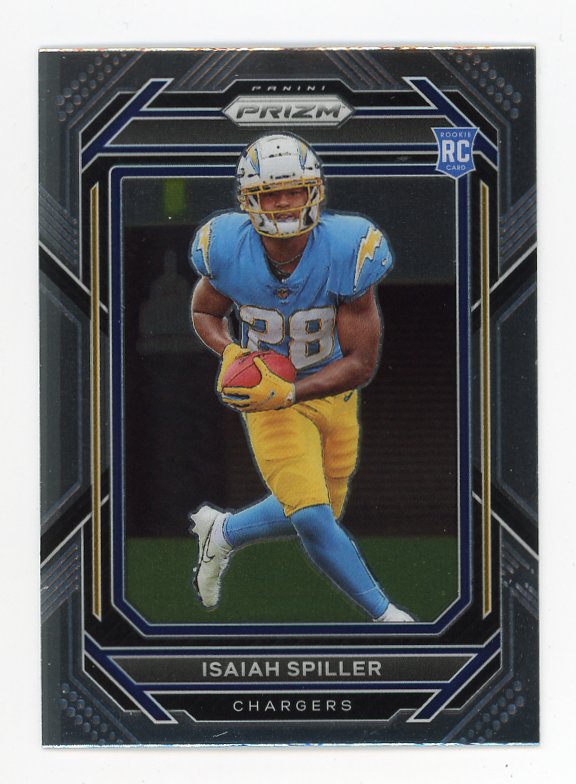 2022 Isaiah Spiller Rookie Prizm Panini Los Angeles Chargers # 324