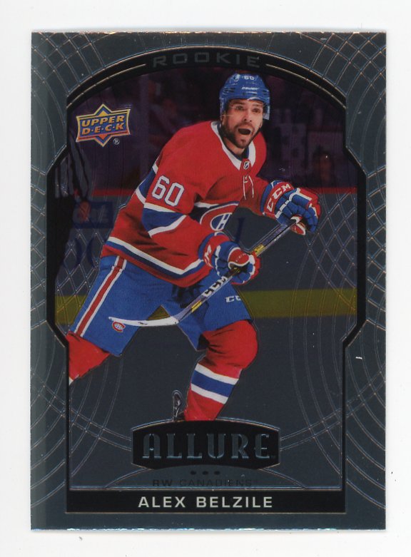 2020-2021 Alex Belzile Rookie Allure Montreal Canadiens # 71