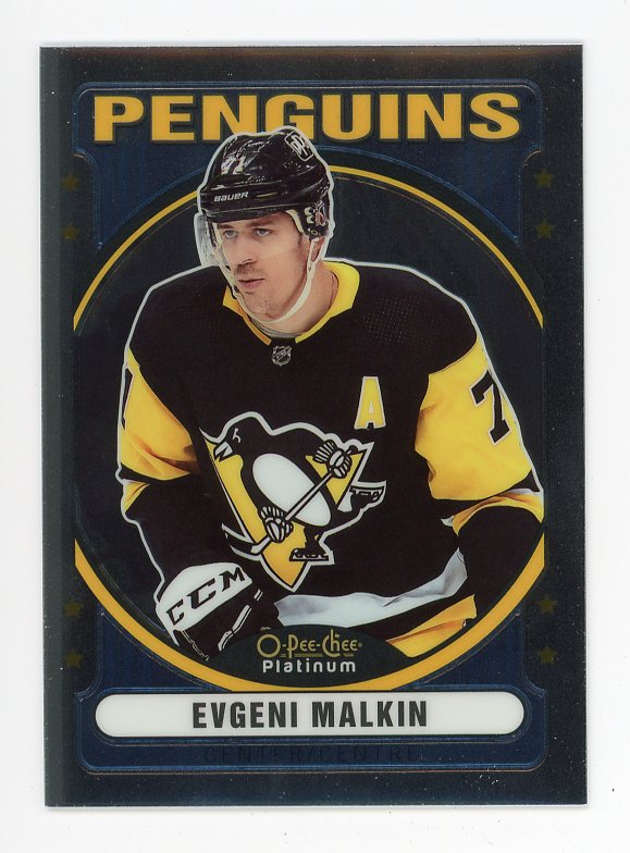 2021-2022 Evgeni Malkin Retro O-Pee-Chee Pittsburgh Penguins # R-55