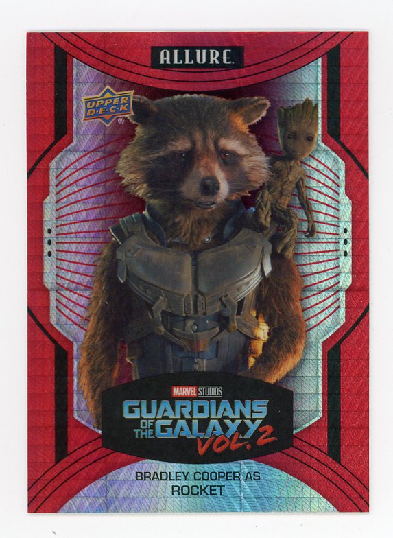 2022 Bradley Cooper As Rocket Guardians Of The Galaxy Red Prism Allure # 109