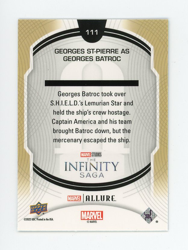 2022 George St.Pierre As Georges Batroc Captain America High Series Allure # 111