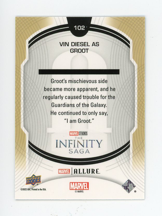 2022 Vin Diesel As Groot Guardians Of The Galaxy High Series Allure # 102