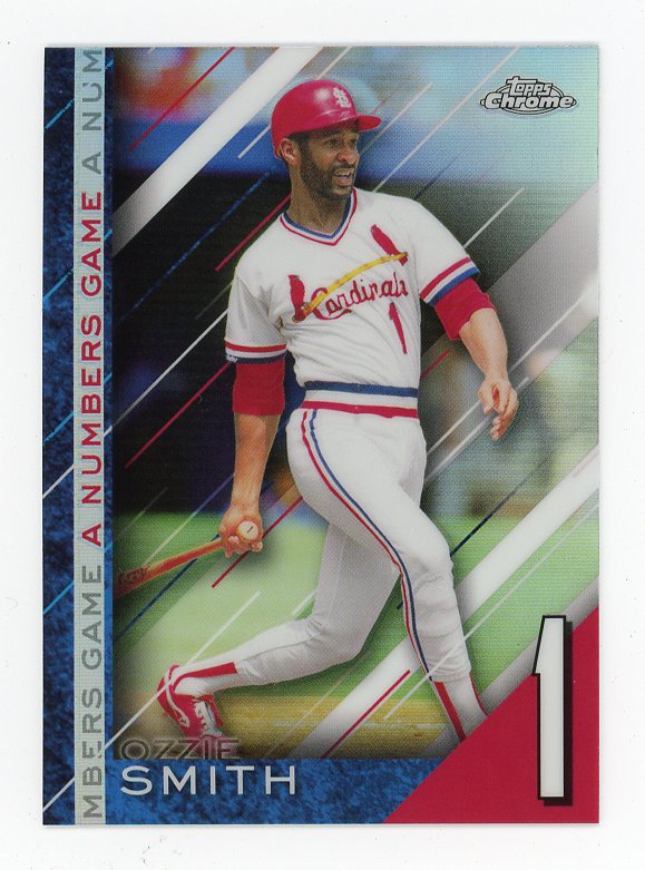 2020 Ozzie Smith A Numbers Game Topps Chrome St.Louis Cardinals # NGC-21