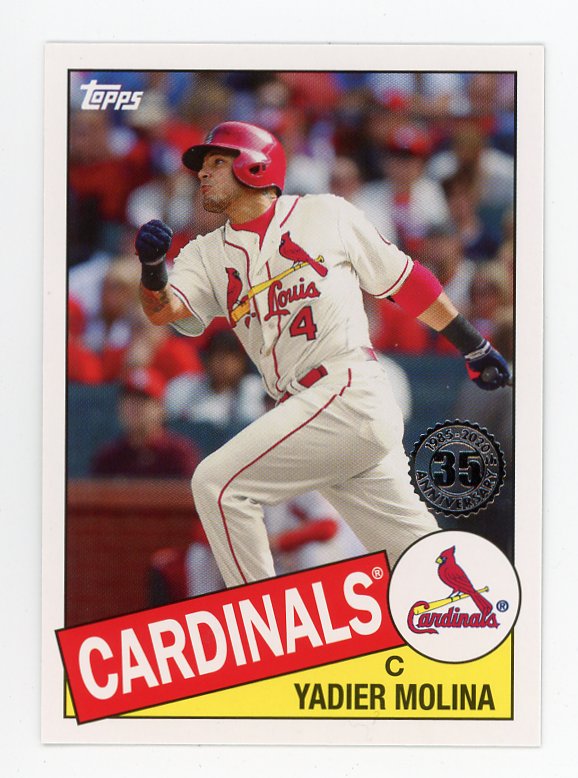 2020 Yadier Molina 35th Anniversary Topps St.Louis Cardinals # 85-93
