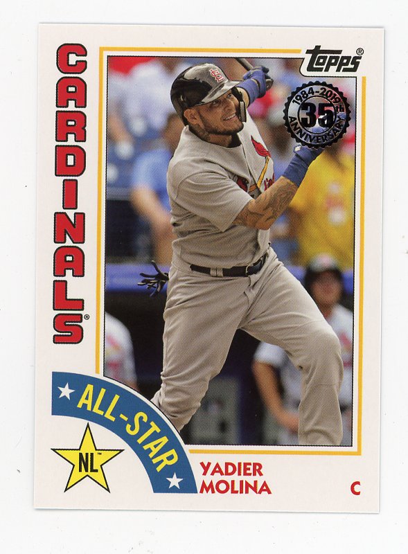 2019 Yadier Molina All-Star 35th Anniversary Topps St.Louis Cardinals # 84AS-YM