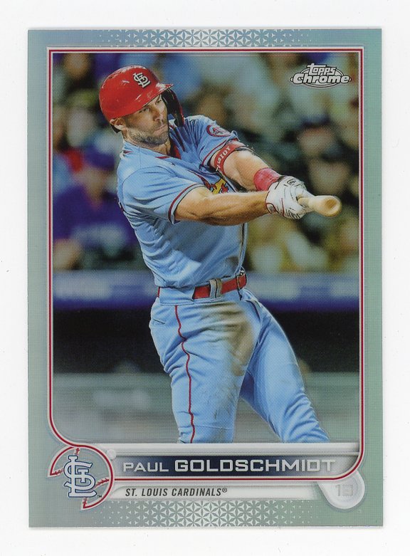 2022 Paul Goldschmidt Refractor Topps Chrome St.Louis Cardinals # 82