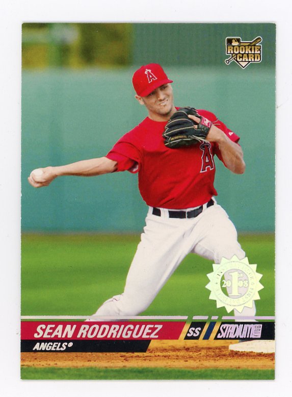 2008 Sean Rodriguez Rookie Stadium Club Los Angeles Angels # 131