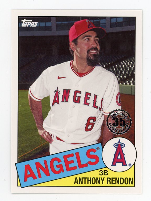 2020 Anthony Rendon 35th Anniversary Topps Los Angeles Angels # 85TB-1