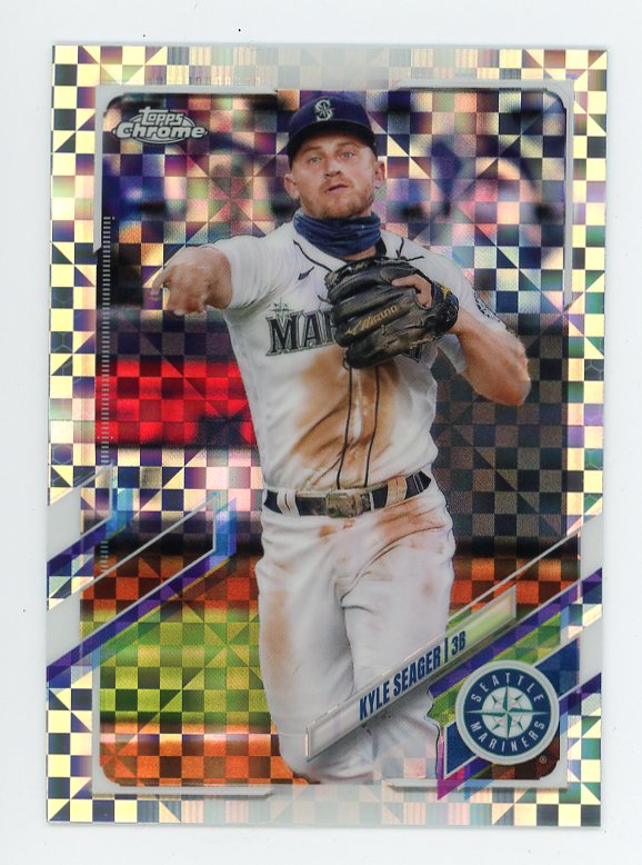 2021 Kyle Seager X Fractor Topps Chrome Seattle Mariners # 113