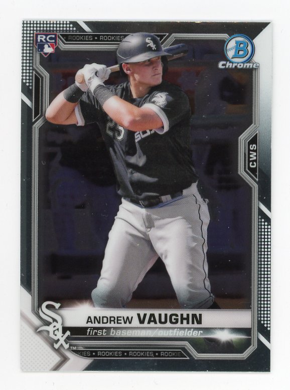 2021 Andrew Vaughn Rookie Topps Chrome Chicago White Sox # 5