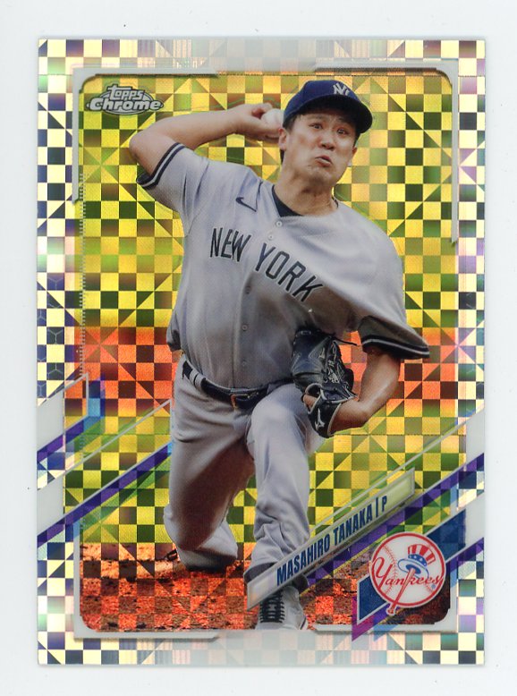 2021 Masahiro Tanaka X-Fractor Topps Chrome New York Yankees # 131