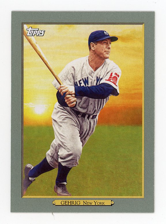 2020 Lou Gehrig Red Turkey Topps New York Yankees # TR-60