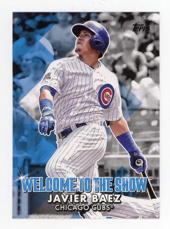 2022 Javier Baez Welcome To The Show Topps Chicago Cubs # WTTS-19