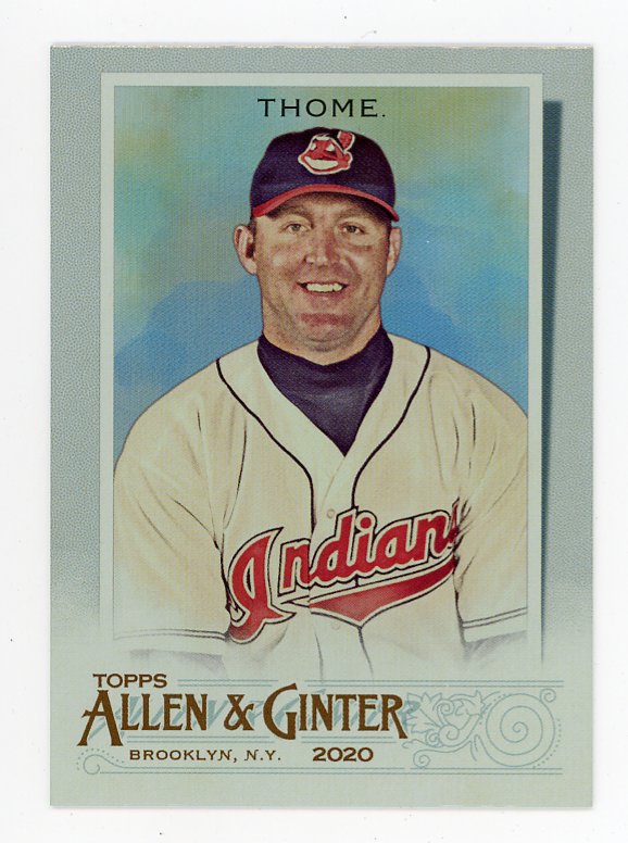 2020 Jim Thome Refractor Allen & Ginter Cleveland Indians # 61