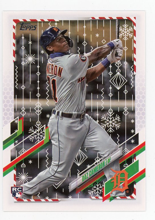 2021 Daz Cameron Rookie Holiday Topps Detroit Tigers # HW67