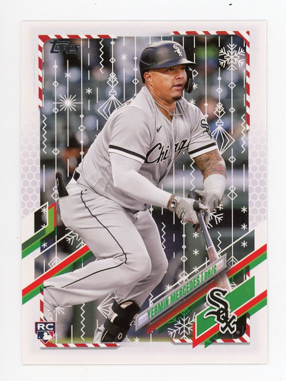 2021 Yermin Mercedes Rookie Holiday Topps Chicago White Sox # HW157