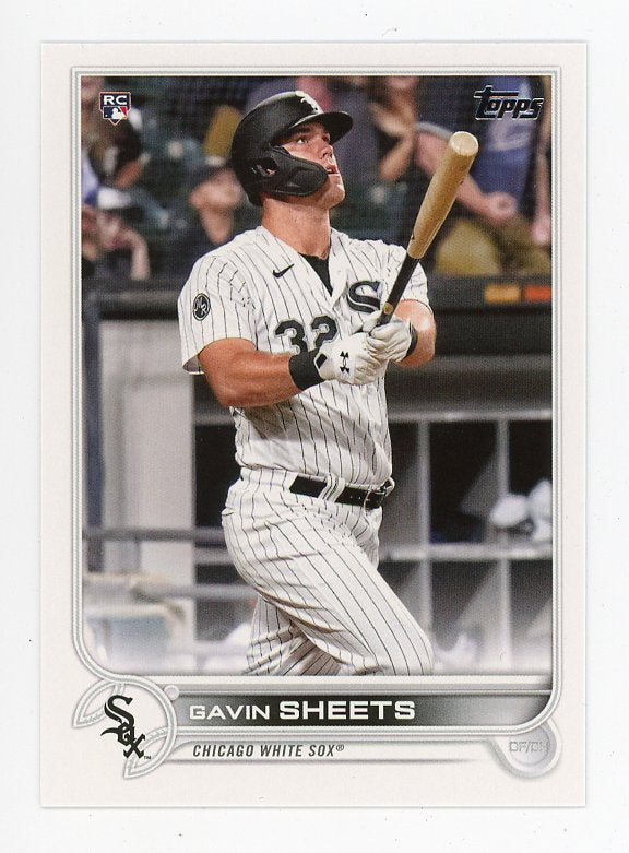 2022 Gavin Sheets Rookie Topps Chicago White Sox # 12