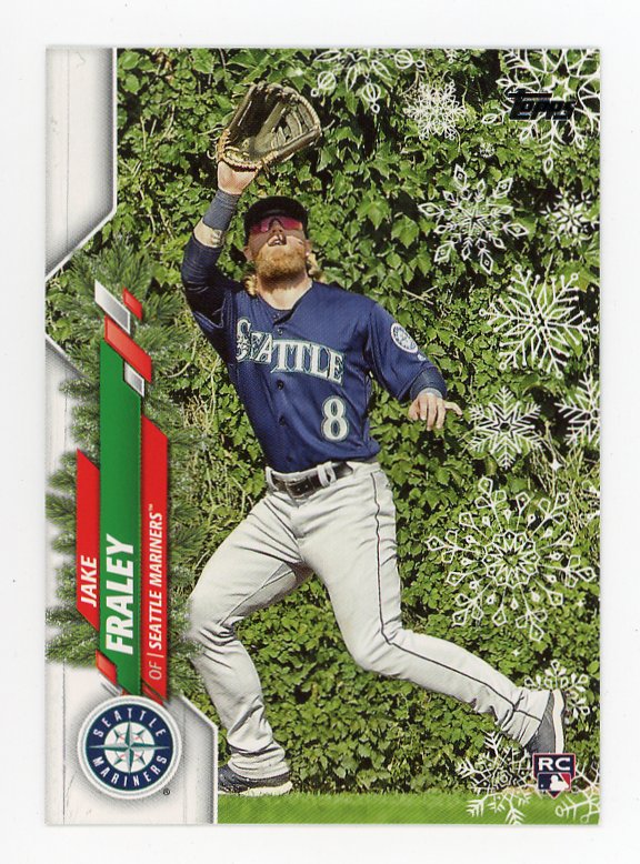 2020 Jake Fraley Rookie Holiday Topps Seattle Mariners # HW69