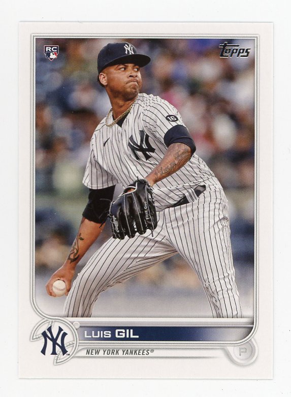 2022 Luis Gil Rookie Topps New York Yankees # 131