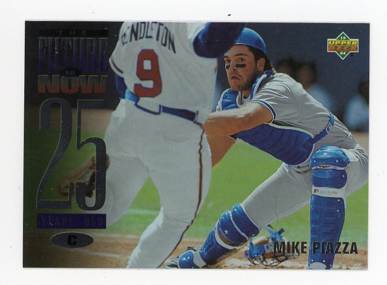 1994 Mike Piazza The Future Is Now Upper Deck Los Angeles Dodgers # 47