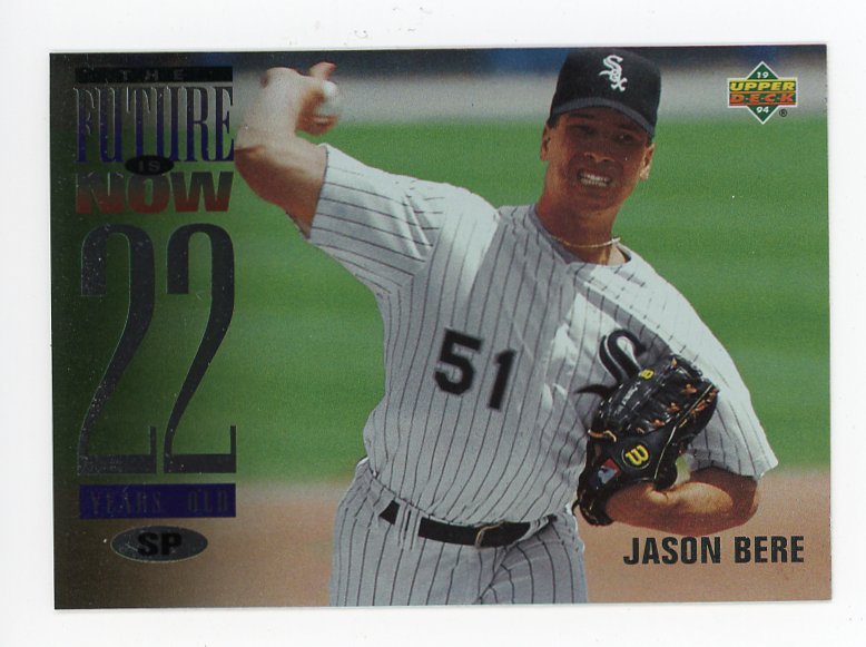 1994 Jason Bere The Future Is Now Upper Deck Chicago White Sox # 42