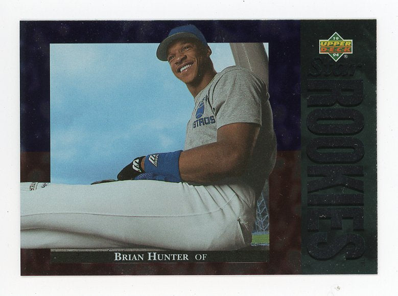 1994 Brian Hunter Star Rookies Upper Deck Houston Astros # 16